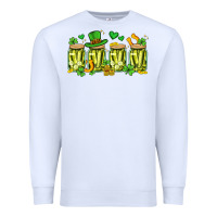 White st. patricks day pickle Premium Sweatshirt - Artiststas