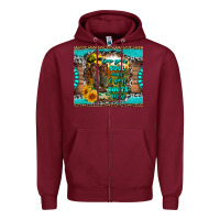 Burgundy keep your soul clean and your boots dirty Zipper Hoodie - RanaPortraitStore