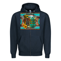Navy keep your soul clean and your boots dirty Zipper Hoodie - RanaPortraitStore