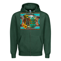 Sports Green keep your soul clean and your boots dirty Zipper Hoodie - RanaPortraitStore