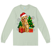 Matcha christmas golden dog Long Sleeve Tee - Zillion Design Studio