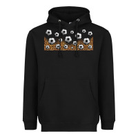 Black leopard soccer 16oz libbey glass Heavyweight Hoodie - HRA Design Shop