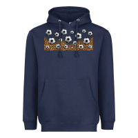 Navy leopard soccer 16oz libbey glass Heavyweight Hoodie - HRA Design Shop
