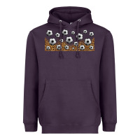Plum leopard soccer 16oz libbey glass Heavyweight Hoodie - HRA Design Shop