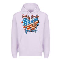 Lilac faith family freedom Premium Hoodie - MaliasSmallBusiness