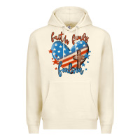 Sandshell faith family freedom Premium Hoodie - MaliasSmallBusiness