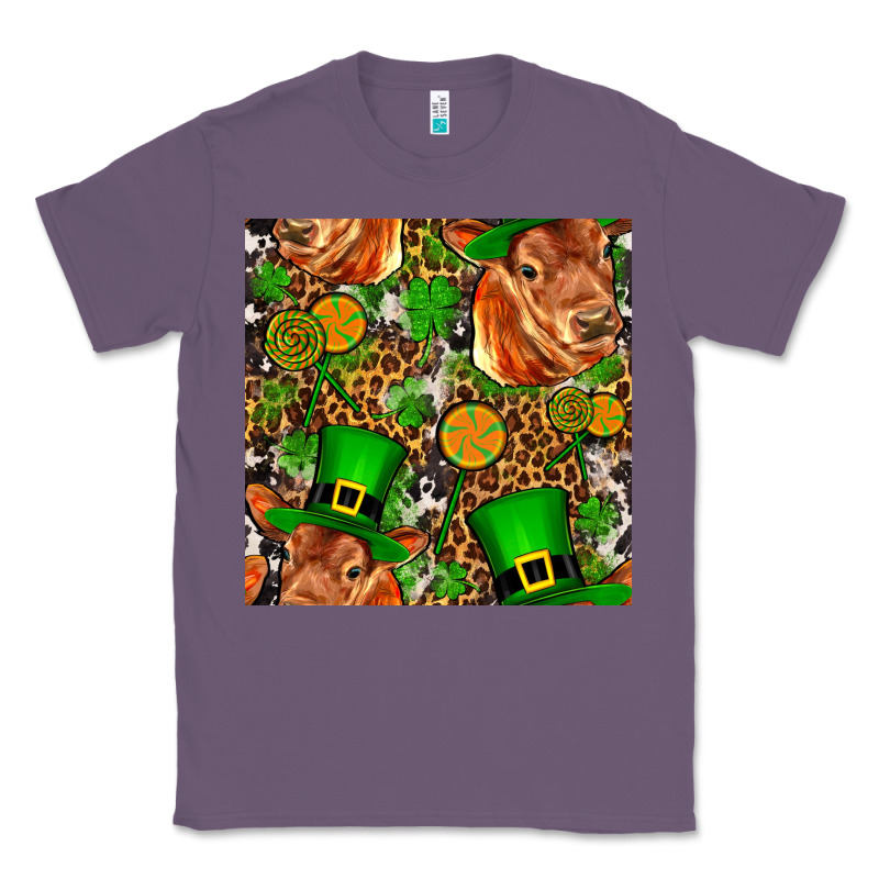 St Patricks  Cow With Candy Classic Tee by FaDigitalArtStudio | Teevron