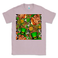 Lilac st patricks  cow with candy Classic Tee - FaDigitalArtStudio