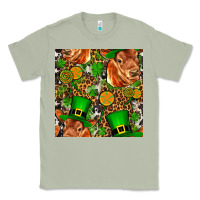 Matcha st patricks  cow with candy Classic Tee - FaDigitalArtStudio