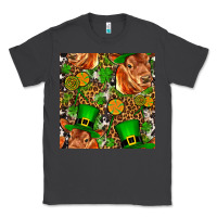 Smoke st patricks  cow with candy Classic Tee - FaDigitalArtStudio
