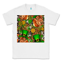 White st patricks  cow with candy Classic Tee - FaDigitalArtStudio