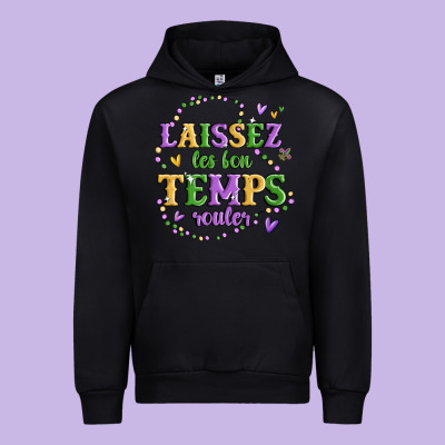Laissez Les Bon Temps Rouler Urban Hoodie Designed By Maliassmallbusiness