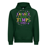 Forest Green laissez les bon temps rouler Urban Hoodie - MaliasSmallBusiness
