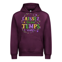 Mauve Wine laissez les bon temps rouler Urban Hoodie - MaliasSmallBusiness