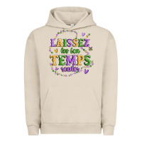 Pigment French Oak laissez les bon temps rouler Urban Hoodie - MaliasSmallBusiness