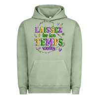 Pigment Oil Green laissez les bon temps rouler Urban Hoodie - MaliasSmallBusiness
