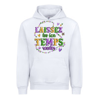 White laissez les bon temps rouler Urban Hoodie - MaliasSmallBusiness