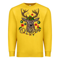 Lemon oh deer Christmas Premium Sweatshirt - BundleAndBundleShop