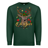Sports Green oh deer Christmas Premium Sweatshirt - BundleAndBundleShop