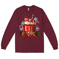 Burgundy hot cocoa  season Long Sleeve Tee - Zillion Design Studio