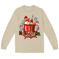 Mushroom hot cocoa  season Long Sleeve Tee - Zillion Design Studio