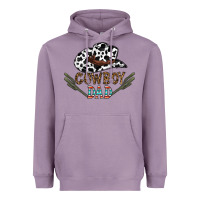 Lavender cowboy dad Heavyweight Hoodie - CowhideDigitalArt