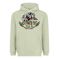 Matcha cowboy dad Heavyweight Hoodie - CowhideDigitalArt
