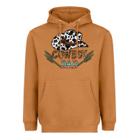 Meerkat cowboy dad Heavyweight Hoodie - CowhideDigitalArt