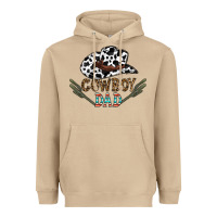 Mushroom cowboy dad Heavyweight Hoodie - CowhideDigitalArt
