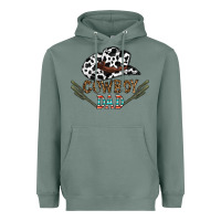 Sage cowboy dad Heavyweight Hoodie - CowhideDigitalArt