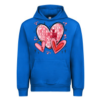 Cobalt valentines hearts Urban Hoodie - MaliasSmallBusiness