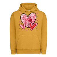 Pigment Peanut Butter valentines hearts Urban Hoodie - MaliasSmallBusiness