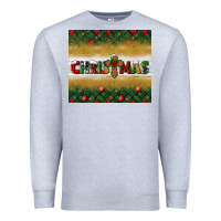 Heather Grey Christmas with cross Premium Sweatshirt - BundleAndBundleShop