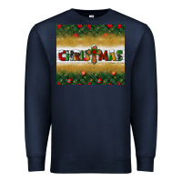 Navy Christmas with cross Premium Sweatshirt - BundleAndBundleShop
