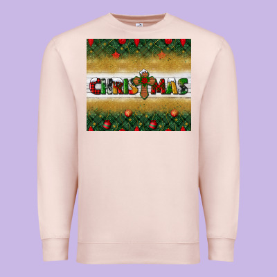 Christmas With Cross Premium Sweatshirt Designed By Bundleandbundleshop