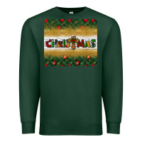 Sports Green Christmas with cross Premium Sweatshirt - BundleAndBundleShop