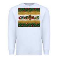 White Christmas with cross Premium Sweatshirt - BundleAndBundleShop