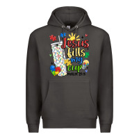 Smoke autism jesus fills my cup Premium Hoodie - MaliasSmallBusiness