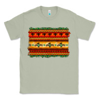 Matcha bullskull thunderbird aztec pattern warm colors Classic Tee - BarkalooDesign
