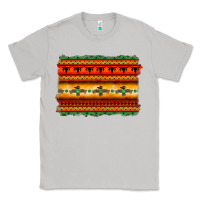 Moon Dust bullskull thunderbird aztec pattern warm colors Classic Tee - BarkalooDesign