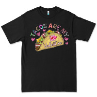 Black Tacos Are My Valentine Premium Tee - CowhideDigitalArt