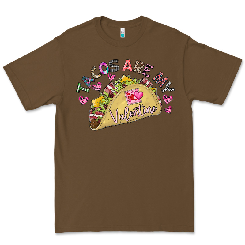 Tacos Are My Valentine Premium Tee by CowhideDigitalArt | Teevron