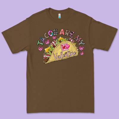 Tacos Are My Valentine Premium Tee Designed By Cowhidedigitalart