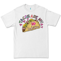 White Tacos Are My Valentine Premium Tee - CowhideDigitalArt