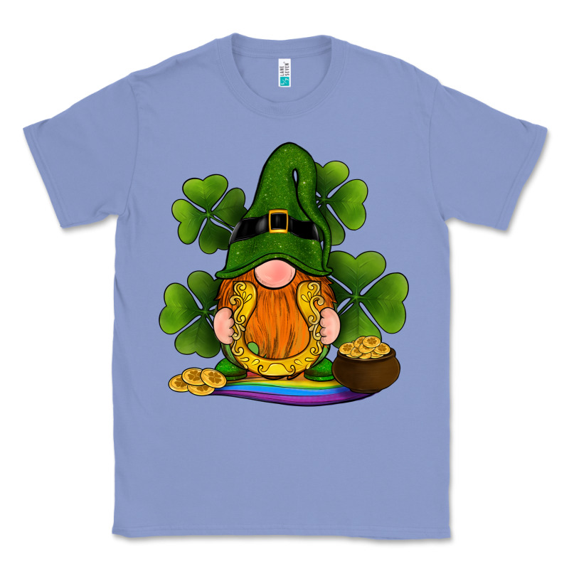 St Patricks Day Gnomes Shamrock Gold Horseshoes Rainbow Classic Tee by RanaPortraitStore | Teevron