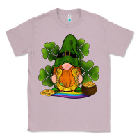 Lilac st patricks day gnomes shamrock gold horseshoes rainbow Classic Tee - RanaPortraitStore