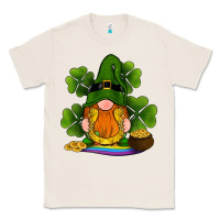 Natural st patricks day gnomes shamrock gold horseshoes rainbow Classic Tee - RanaPortraitStore