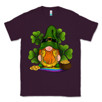 Plum st patricks day gnomes shamrock gold horseshoes rainbow Classic Tee - RanaPortraitStore