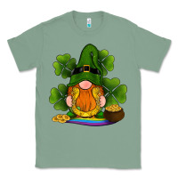 Sage st patricks day gnomes shamrock gold horseshoes rainbow Classic Tee - RanaPortraitStore