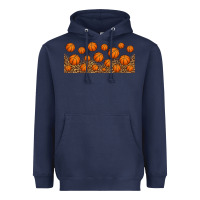 Navy leopard basketball 16oz libbey glass Heavyweight Hoodie - HRA Design Shop